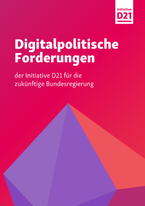 Cover der Digitalpolitischen Forderungen der Initiative D21