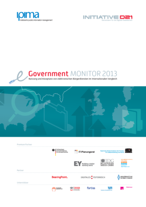 Cover des eGovernment MONITOR 2013