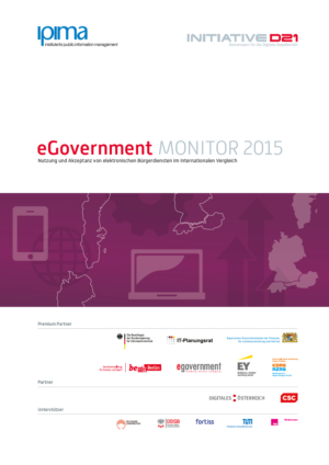 Cover des eGovernment MONITOR 2015