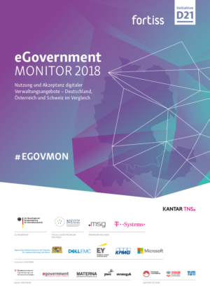 Cover des eGovernment MONITOR 2018