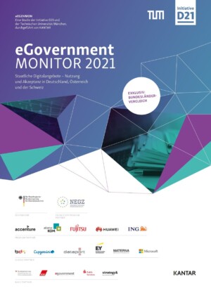 Coverbild eGoverment Monitor 2021