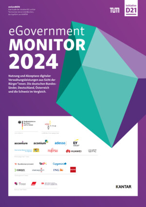 Cover der Studie eGovernment MONITOR 2024