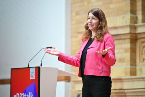 Dr. Anna Christmann bei ihrem Impuls